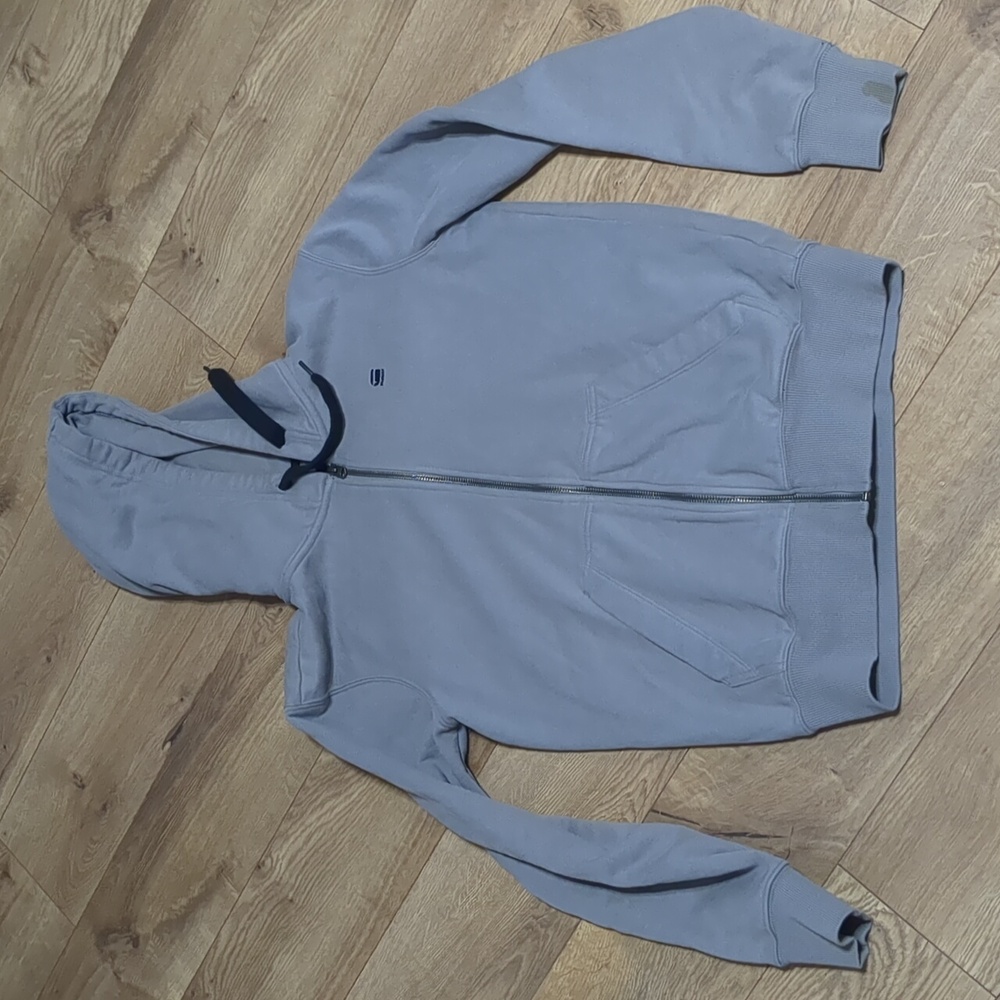 G Star Raw Grey Hoodie Zip Up Men's size XS
